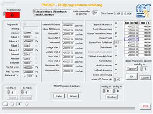 PMD02-DATA: Prüfprogramm-Verwaltung